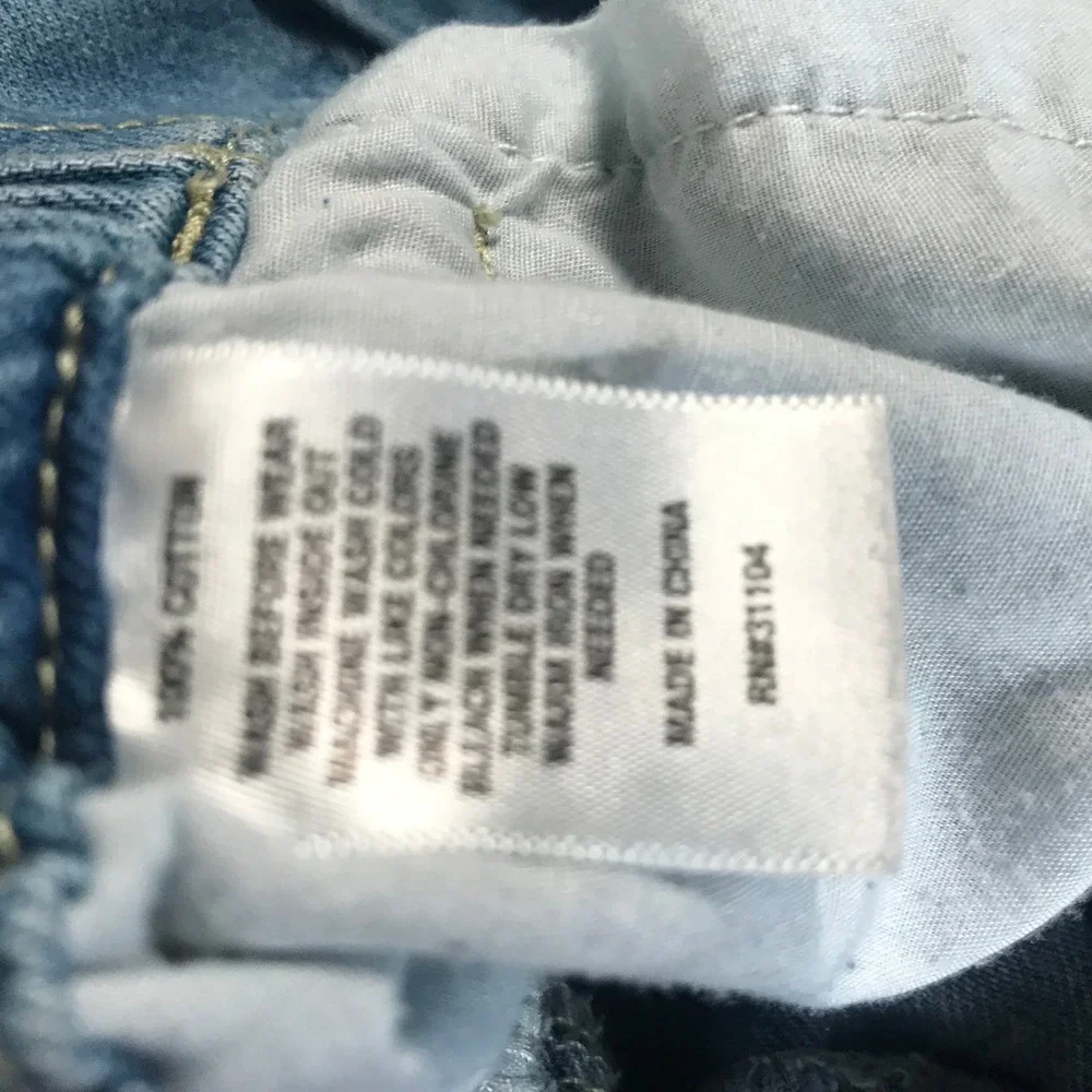 Wonderly Jeans Women 10 Light Blue Cropped Wide Leg Paperbag Elastic Waist Denim